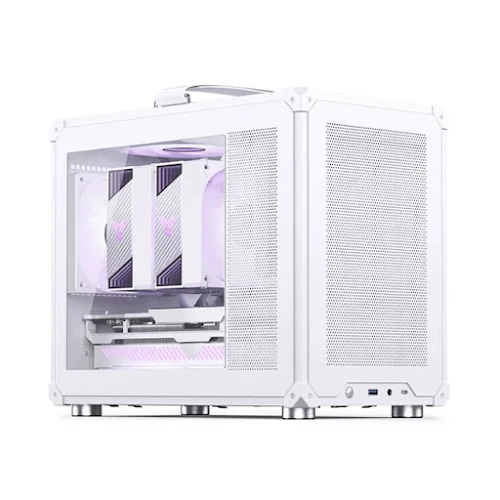Thùng máy/ Case Jonsbo C6 Max White (M-ATX)