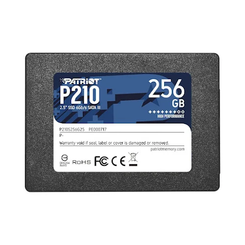 Ổ cứng gắn trong/ SSD PATRIOT P210 256GB 2.5” SATA3 P210S256G25